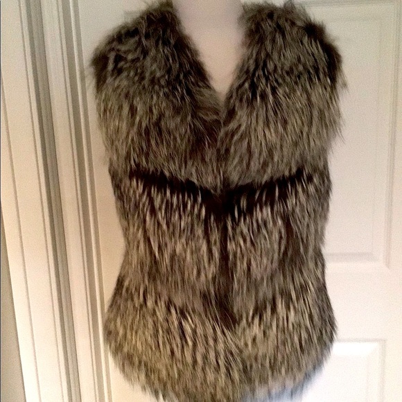 Salvatore Ferragamo y REAL FUR, DYED FOX FUR size M Italian 42 . - Picture 5 of 15